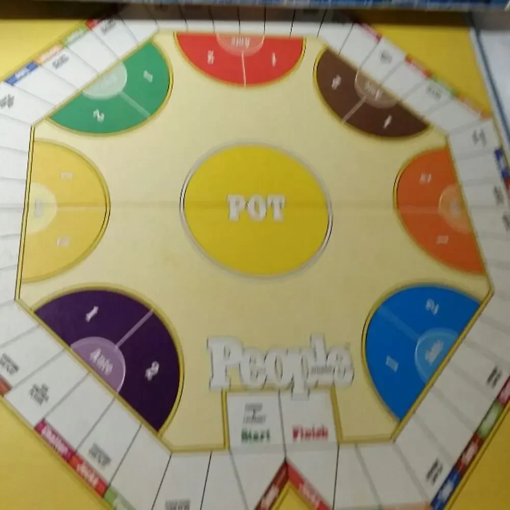 Vintage 1984 People Weekly Board Game Complete PB Family Trivia